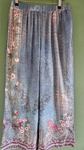 Boho floral wide leg - wide,