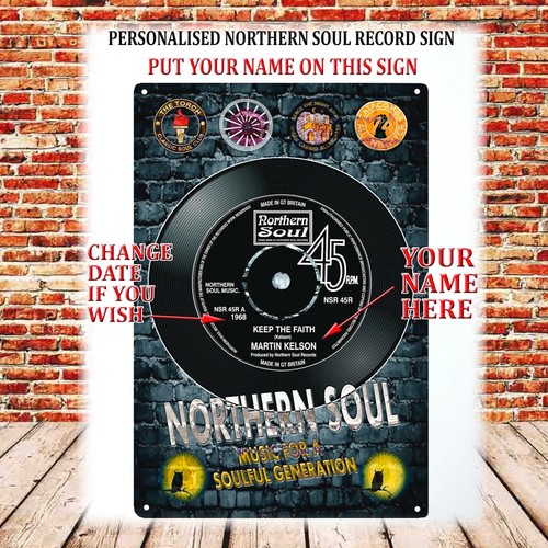 Personalised northern soul - northern,
