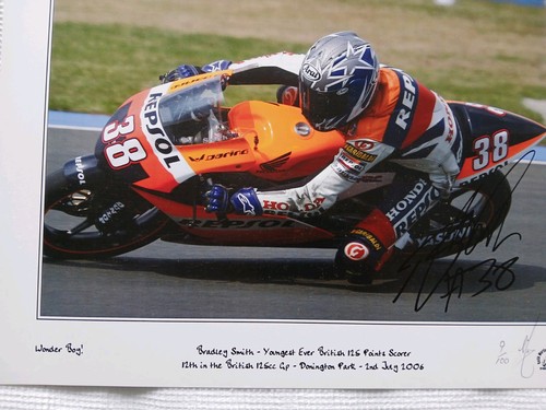 Bradley smith signed repsol - signed,
