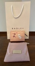 Pink Tri-Fold Radley Purse New Cloth Bag Present ‘ Stop And Smell The Roses’