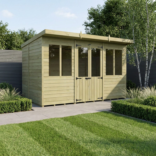 Pent summer house - 7,