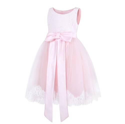 Flower girl dress pink - flower,