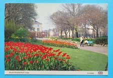 Vintage Postcard Posted Park