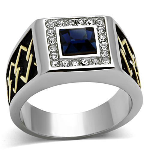 Mens sapphire ring signet