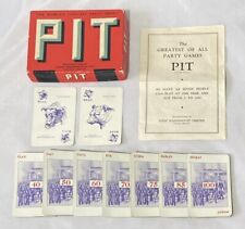 Vintage Pit Card Game - John Waddington - 63 Card Version + Bull & Bear Cards ¥