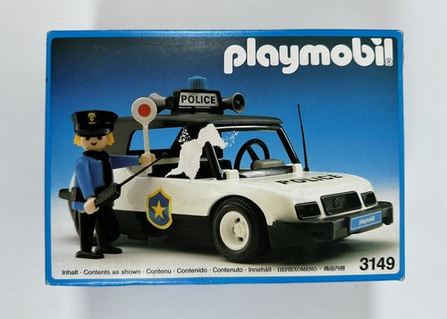 Vintage playmobil police car - police,