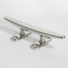 8'' Boat Stainless Steel Rope Cleat Low Flat Marine Grade