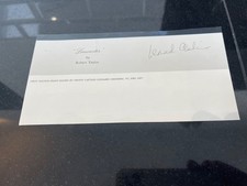 Leonard Cheshire VC pencil signed WW2 Tirpitz