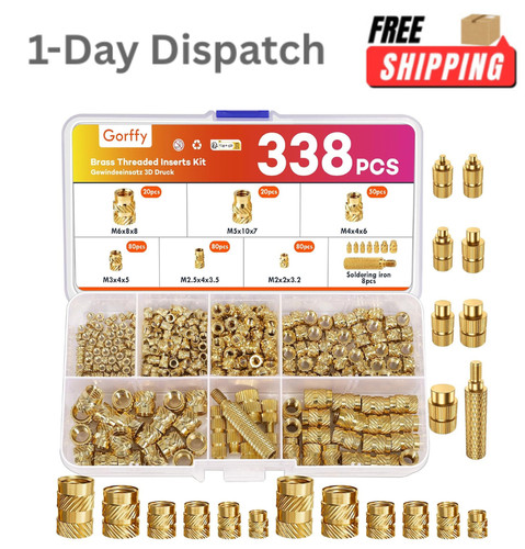 Gorffy 338pcs threaded inserts - 338pcs,