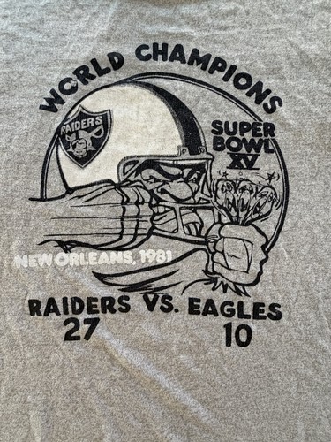 Vintage 1981 raiders super - vintage,
