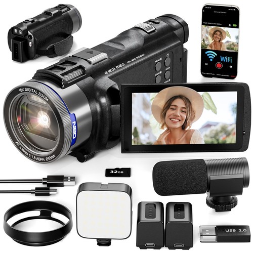 Video cameras 48mp 16x - video,