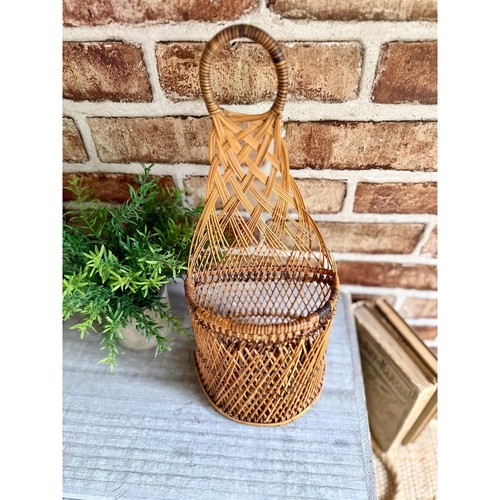 Vintage 1970s wicker wall - 1970s,