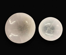 Selenite Crystal Bowl – 8cm & 10cm – Polished Healing Stone for Cleansing