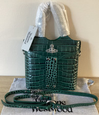 Brand New Vivienne Westwood Harri Leather Crossbody Shoulder Top Handle Bag