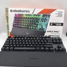 SteelSeries Apex Pro Tkl Wired Gaming Keyboard Rgb Mechanical Adjust Switch 3