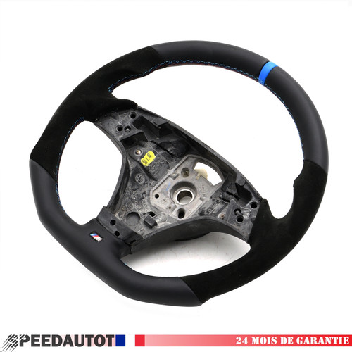 Flattened alcantara steering - flattened,