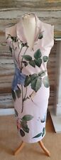 Ted Baker Pink KOURTNI Distinguishing Rose Midi Bodycon Dress Size 3 ( 12)