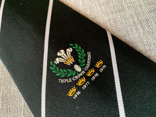 Vintage welsh rugby union tie - rugby,