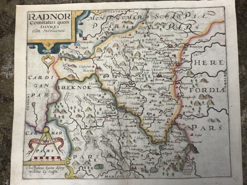 Antique 17th century map - 17th,