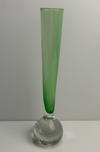 Vintage green clear round - vintage,