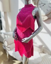 Karen Millen Hot Pink Fringe