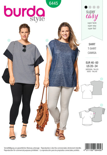Burda style plus - burda, t-shirt