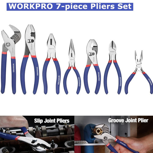 Workpro piece pliers set - workpro,