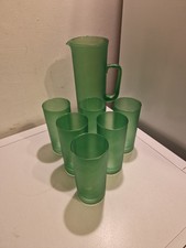 Vintage Hand Made Green Glass
