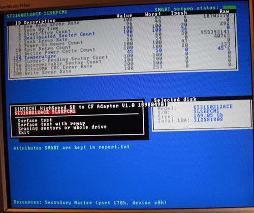 160 ide ata pata hdd - 160,