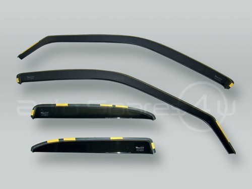 Heko sedan wind deflectors - heko,