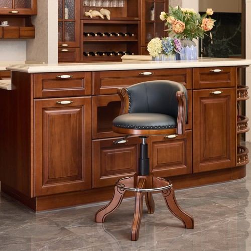 Leather upholstered bar - leather-upholstered,
