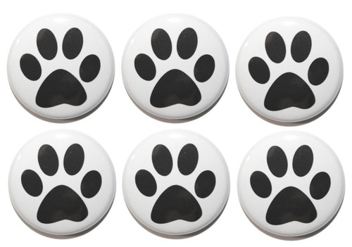 Dog paw print fridge - dog,