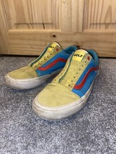 Early Vans GOLF WANG collaboration uk size 6 women’s YELLOW/BLUE/RED