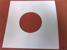7" INCH 45RPM VINYL RECORD WHITE PAPER COVERS SLEEVES 10 25 50 100 200 500
