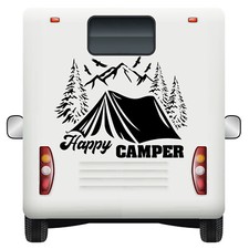 Car stickers happy camper - stickers,