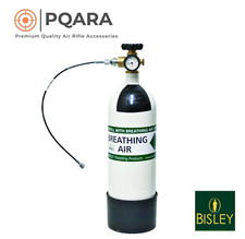 Bisley 5 Litre 300 BAR  Airgun Charging Cylinder Bottle & Fill Line - PCP Rifle
