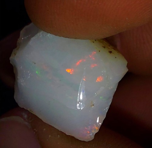 89ct solid white opal - white,
