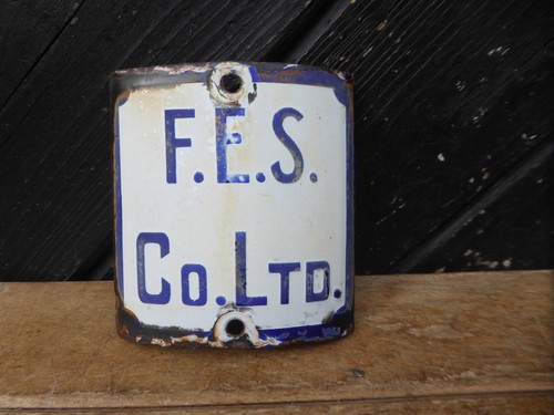 Antique enamel sign plaque - enamel,