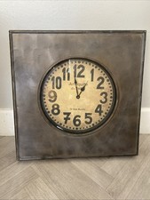 Antiquité de Paris Square Large Wall Clock 60x60cm