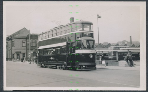 Photograph leeds city tram 545 - city,