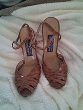 Tan Sandles By RUSSELL AND BROMLEY size approx 6 see description 