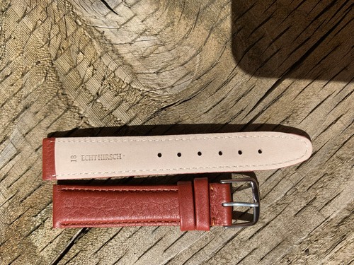 Deer leather watch - watch, strap