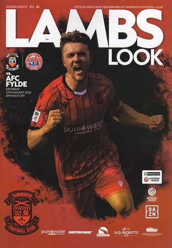2026 tamworth afc fylde - tamworth,