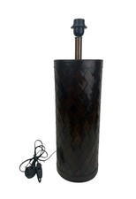 Endon Woven Faux Leather Lamp