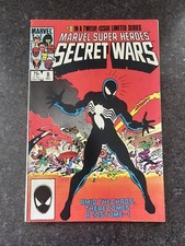 MARVEL SUPER HEROES SECRET WARS #8 FIRST APPEARANCE SPIDER-MAN BLACK COSTUME B