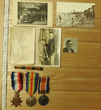 Military WW1 Mons Star Trio