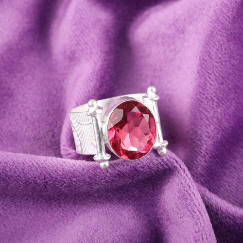 Pink tourmaline gemstone 925 - pink,