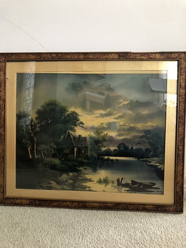 Old antique vtg print cozy - old,