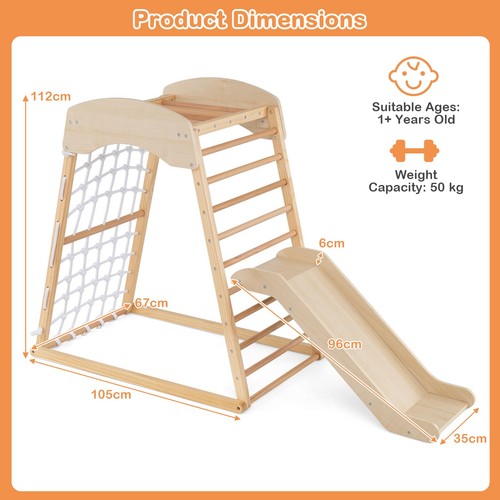 Wooden jungle gym for - jungle,