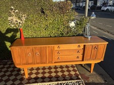 Large MCM Teak sideboard Credenza By Stonehill .Dlvry May Be Possible
